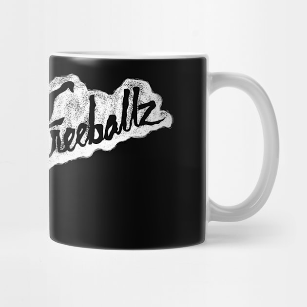 Freeballz Stoned Skull White by Freeballz